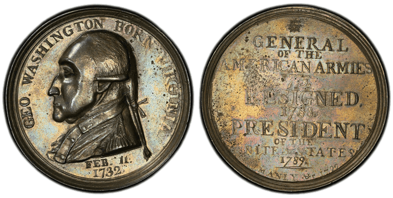 1790 Silver Medal GW-10 - The Manly Medal