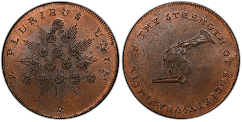 1790 Kentucky Half Penny Token - Lancaster Edge