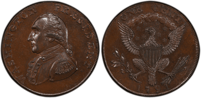 1791 Washington - Small Eagle Cent