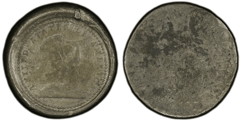 1792 Quarter Die Trial - J-A1792-2, Eagle on Globe