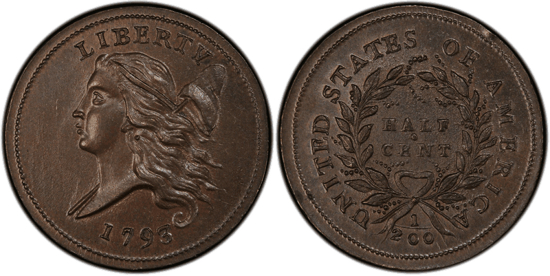 Liberty Cap Left Half Cents 1793