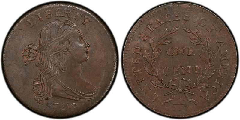 1796 Draped Bust Cent - Reverse of 1795