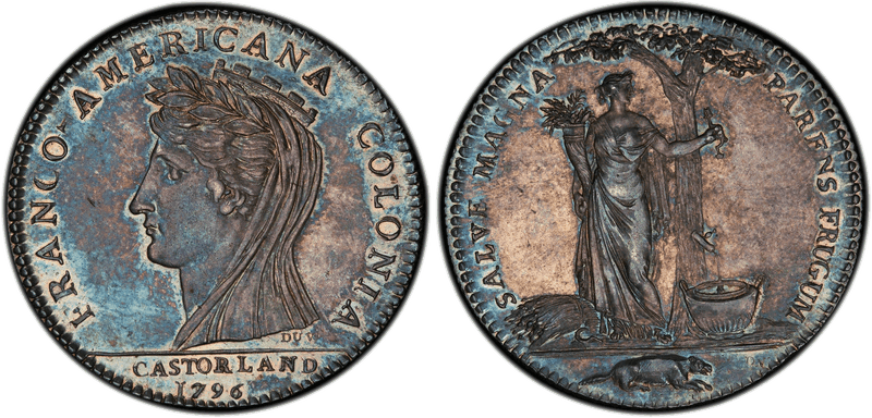 1796 Silver Medal Castorland - Original