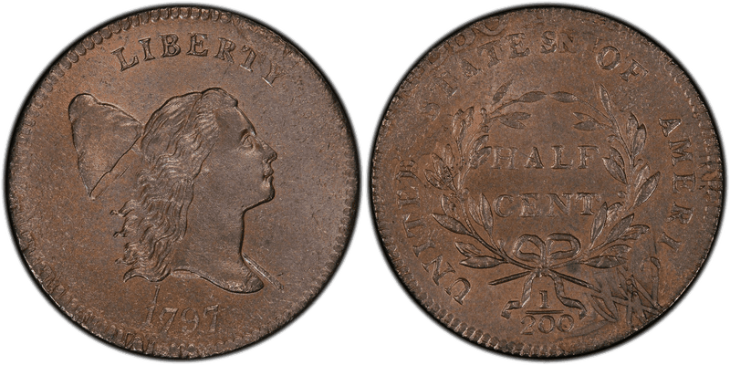 1797 Liberty Cap Right Half Cent