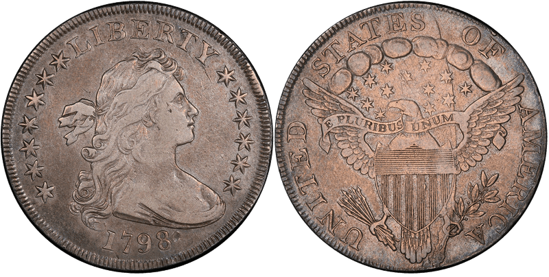 1798 Draped Bust Dollar - Knob 9