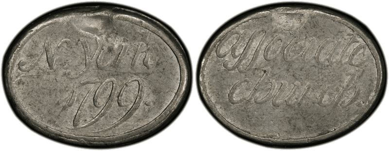 1799 Token Associate Church of New York Communion