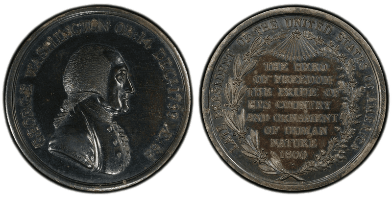 1800 Silver Medal GW-81 - Hero of Freedom