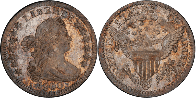 1800 Draped Bust Half Dime - Libekty