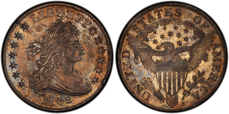 1802 Draped Bust Dollar - 1802/1