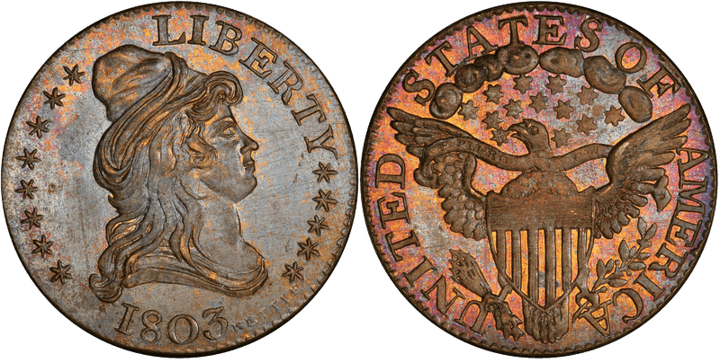 1803 Half Eagle Pattern - J-C1803-3, Kettle & Sons