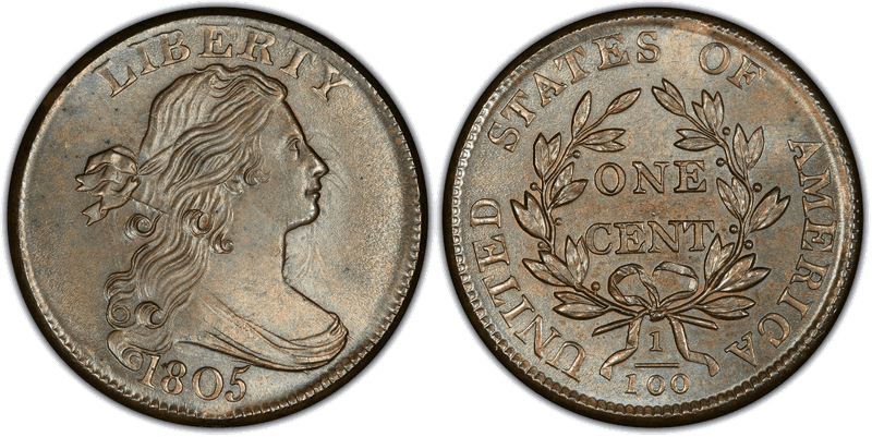 1805 Draped Bust Cent