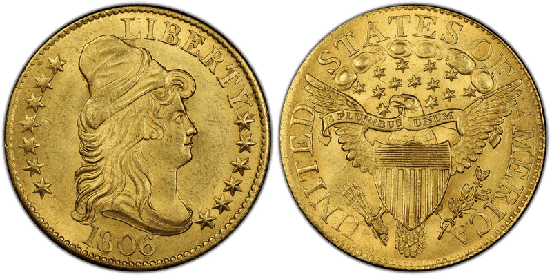 1806 Capped Bust to Right Half Eagle