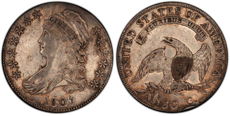 Capped Bust Half Dollars 1807-1839