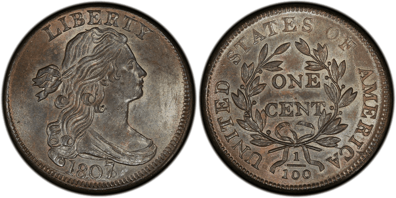 1807 Draped Bust Cent
