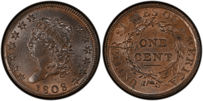 Classic Head Cents 1808-1814