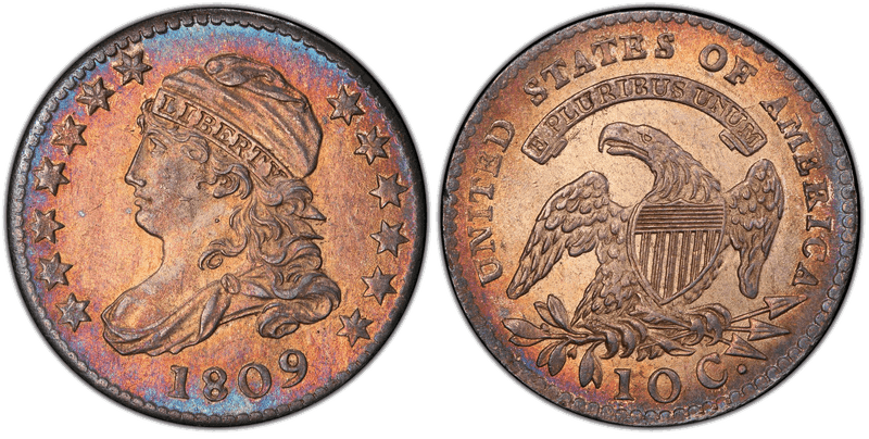 Capped Bust Dimes 1809-1837