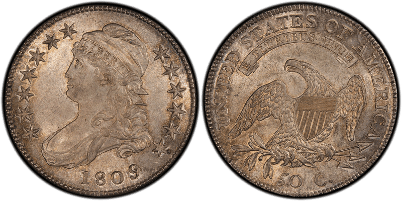 1809 Capped Bust Half Dollar