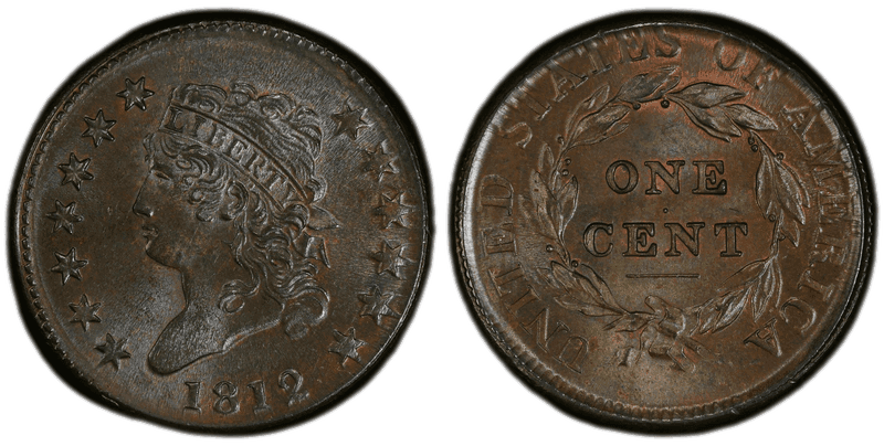 1812 Classic Head Cent - Small Date