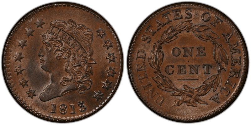 1813 Classic Head Cent