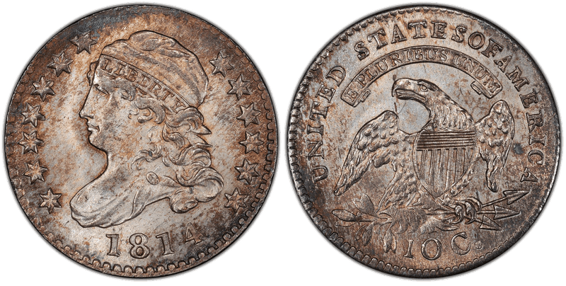 1814 Capped Bust Dime - STATESOF