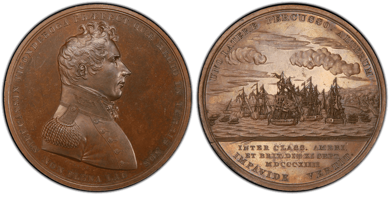 1814 Bronze Medal J-NA-8, Battle of Lake Champlain