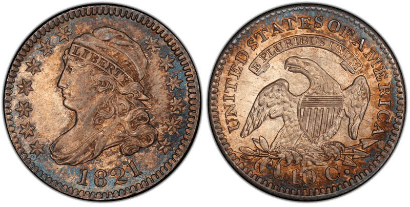 1821 Capped Bust Dime