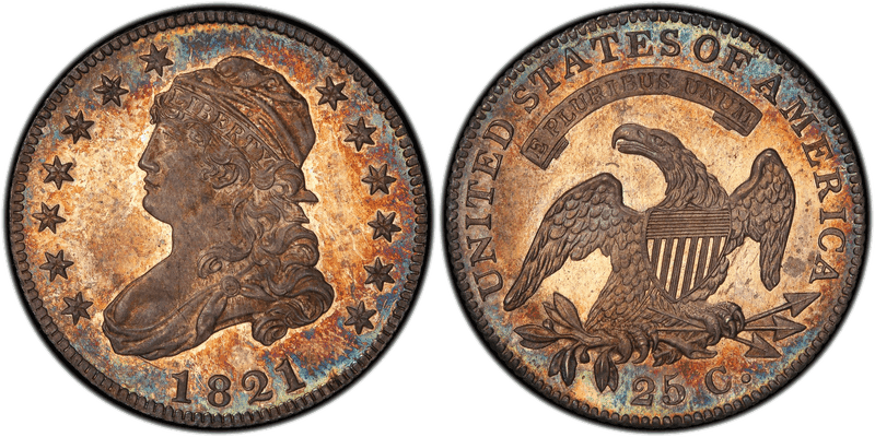 1821 Capped Bust Quarter