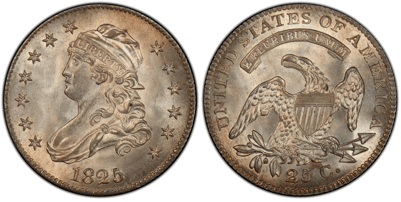 1825 Capped Bust Quarter