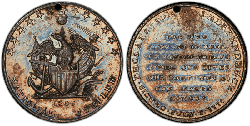 1826 HK-2, U.S. Semicentennial Dollar