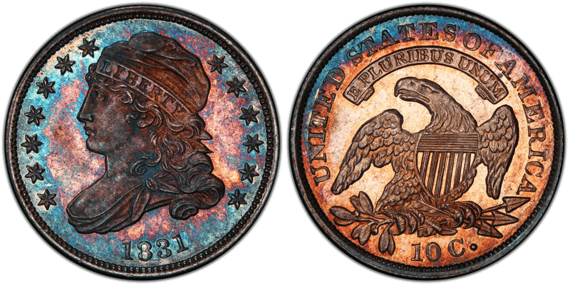 1831 Capped Bust Dime