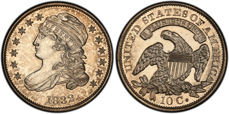 1832 Capped Bust Dime
