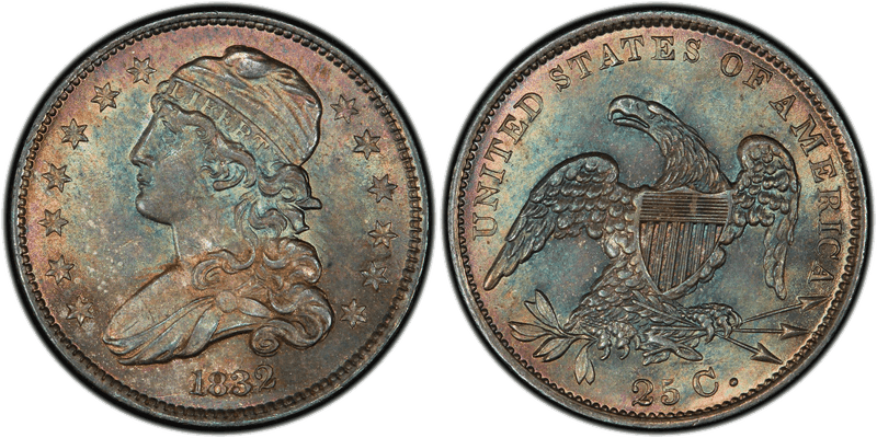 1832 Capped Bust Quarter