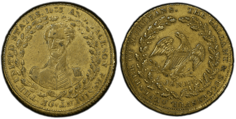 (1833) Token HT-7, Jackson-Large Shield