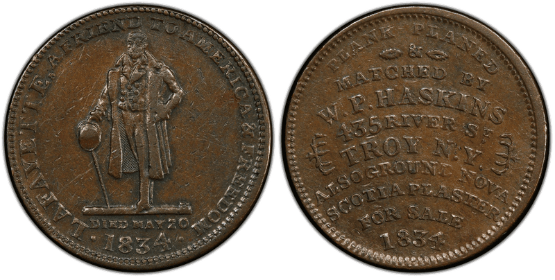 (1834) Token HT-361, Troy NY
