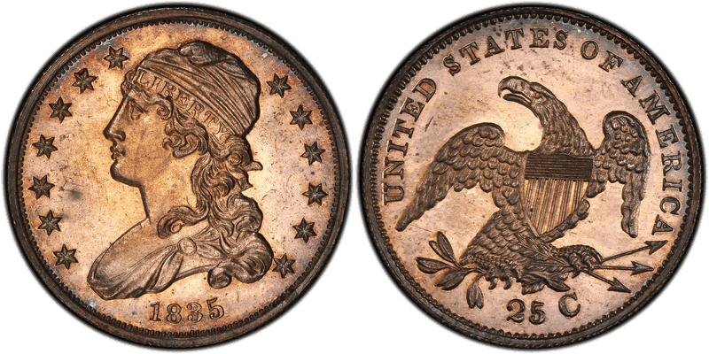 1835 Capped Bust Quarter