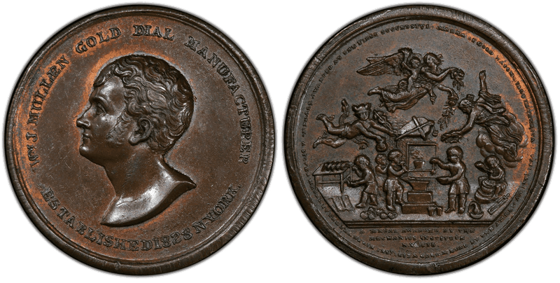 (1835) Token HT-M17, William J. Mullen NY