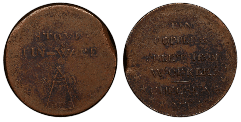 (1835) Copper Token HT-433, Gustin & Blake VT