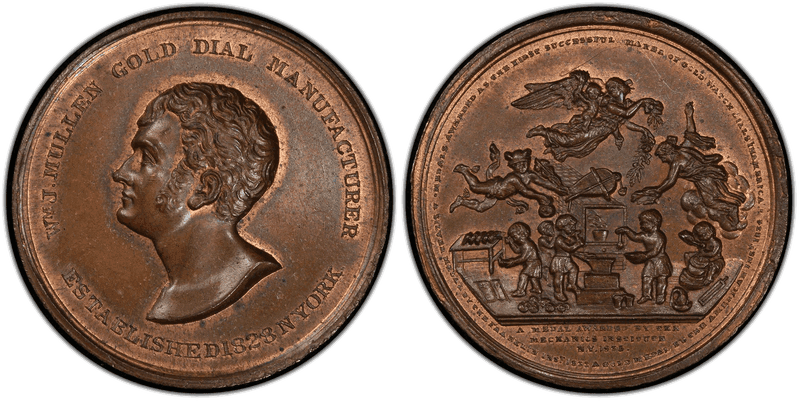(1835) Copper Token HT-M17, William J. Mullen NY