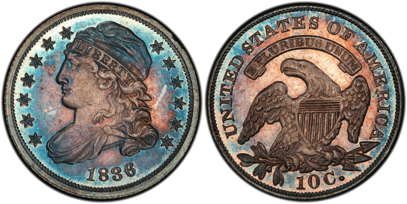 1836 Capped Bust Dime