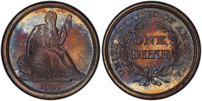 Seated Liberty Dimes 1837-1891