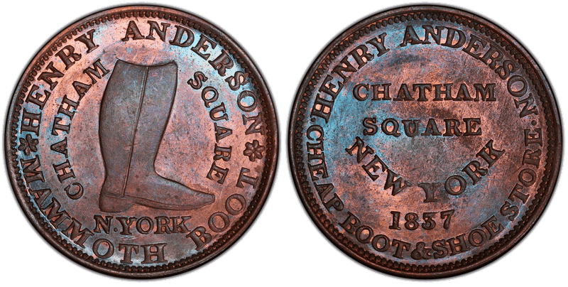 (1837) Token HT-219, Henry Anderson NY