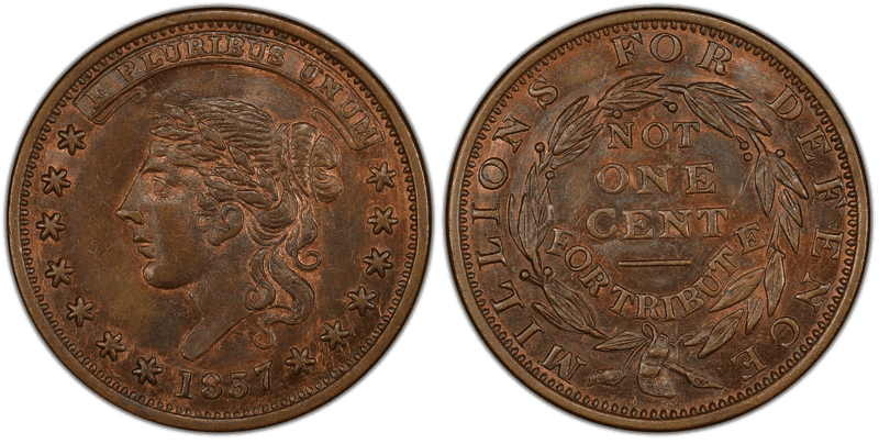 (1837) Copper Token HT-47, Not One Cent