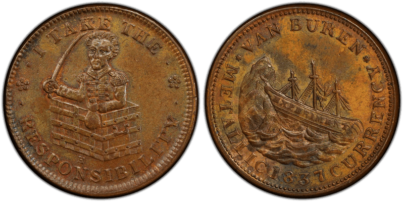 (1837) Token HT-69, I Take The Responsibility