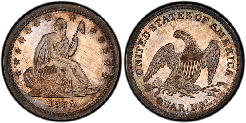 Seated Liberty Quarters 1838-1891