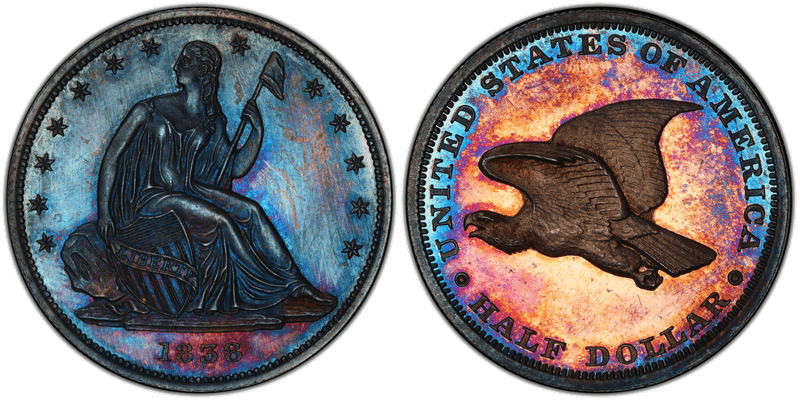 1838 Proof Half Dollar Pattern - J-79a