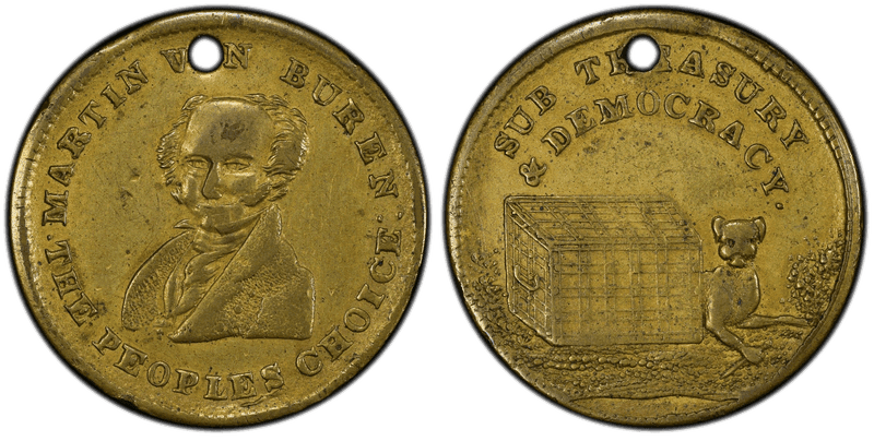 (1840) Token HT-76, Martin Van Buren