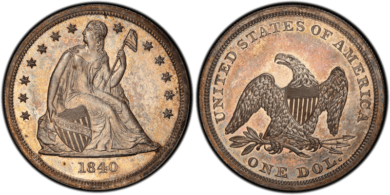 Seated Liberty Dollars 1840-1873