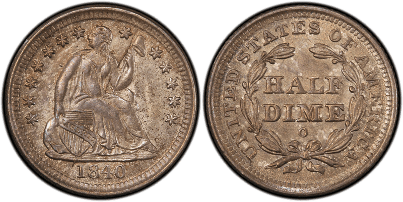 1840 (O) Seated Liberty Half Dime