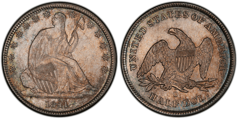 1841 Seated Liberty Half Dollar