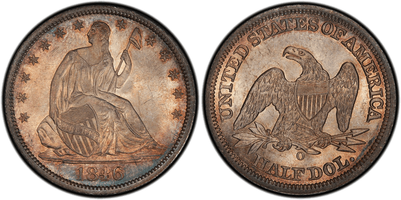 1846 Seated Liberty Half Dollar